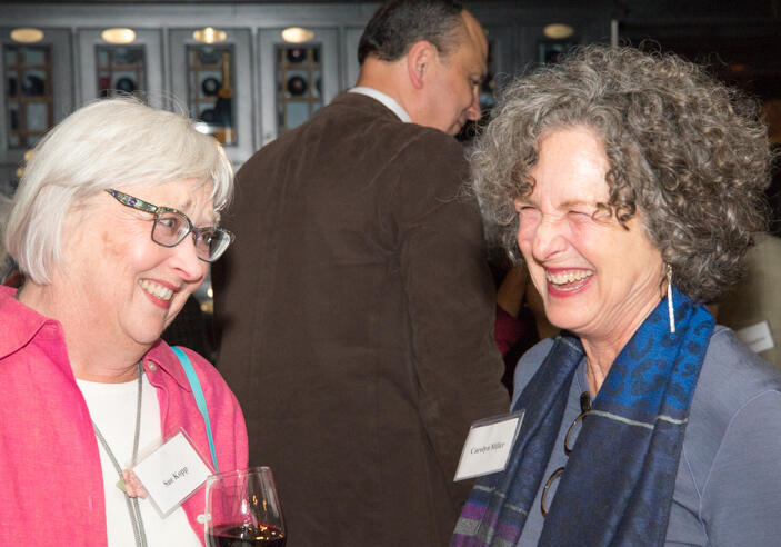 S. Kopp and C. Miller at SAGE Gala event