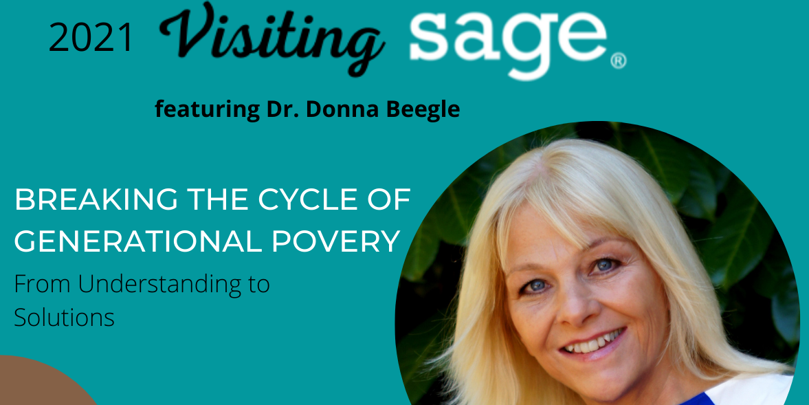 Flyer for Visiting SAGE Donna Beegle